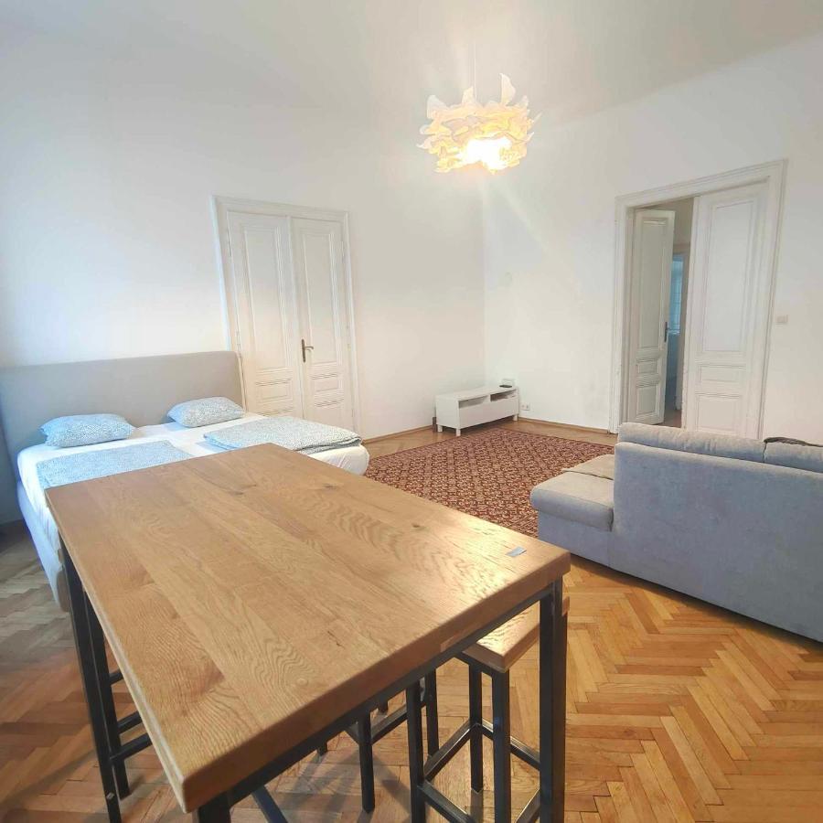 Large 4 Room Apartment In The Center Of Vienna Esterno foto